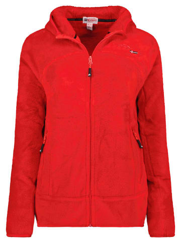 Geographical Norway Kurtka polarowa "Upalood" w kolorze czerwonym