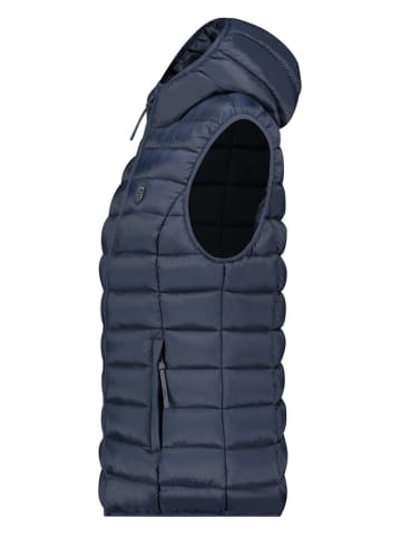 Geographical Norway Kamizelka pikowana "Vatikolor" w kolorze granatowym