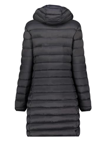 Geographical Norway Płaszcz pikowany w kolorze czarnym