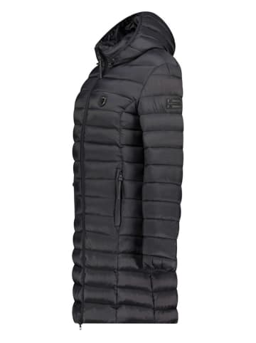 Geographical Norway Płaszcz pikowany w kolorze czarnym