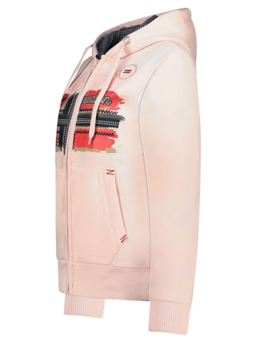 Geographical Norway Sweatvest "Farlotte" lichtroze