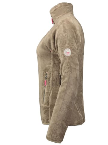Geographical Norway Kurtka polarowa "Upaline" w kolorze szarobrązowym