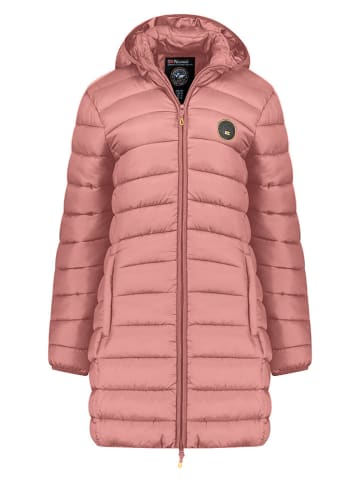 Geographical Norway Doorgestikte mantel "Atikamap" oudroze