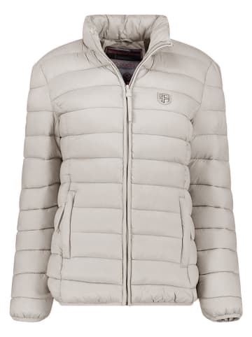 Geographical Norway Kurtka pikowana "Atikotal" w kolorze jasnoszarym