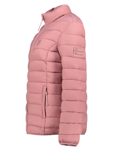 Geographical Norway Doorgestikte jas "Atikotal" oudroze