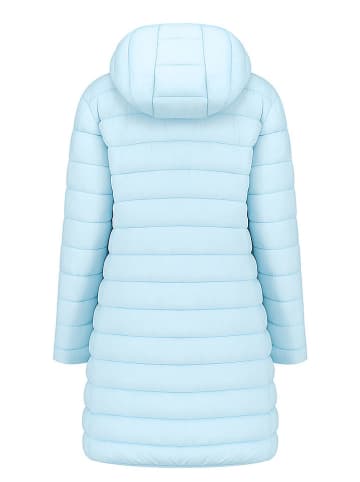 Geographical Norway Doorgestikte mantel "Atikamap" lichtblauw