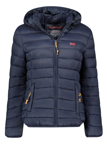 Geographical Norway Kurtka pikowana "Atikolor" w kolorze granatowym