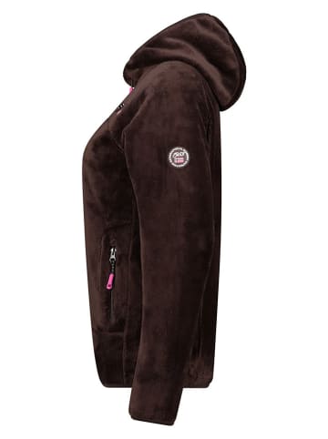 Geographical Norway Kurtka polarowa "Upalood" w kolorze brązowym