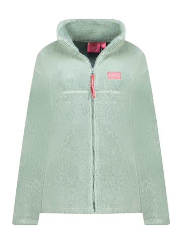 Geographical Norway Kurtka polarowa "Udolce" w kolorze miętowym