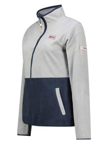 Geographical Norway Fleecejacke "Touki" in Dunkelblau/ Grau