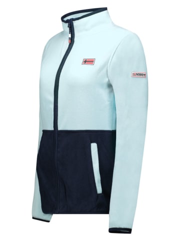 Geographical Norway Fleecejacke "Touki" in Hellblau/ Dunkelblau