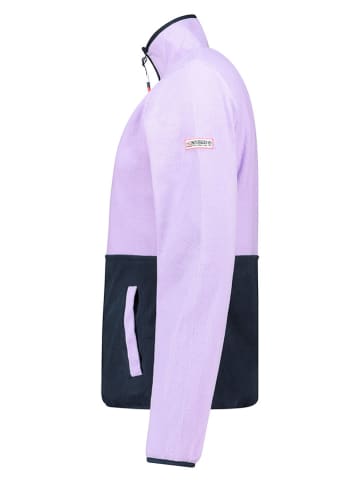 Geographical Norway Fleece trui "Touki" lila/donkerblauw