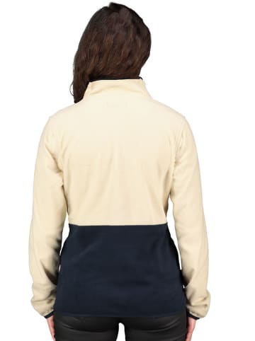 Geographical Norway Bluza polarowa "Touki" w kolorze kremowo-granatowym