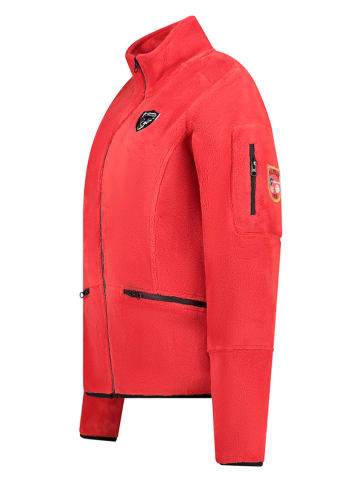 Geographical Norway Kurtka polarowa "Tisaline" w kolorze czerwonym