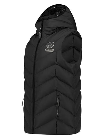 Geographical Norway Kamizelka pikowana "Valor" w kolorze czarnym