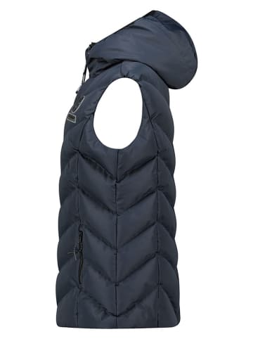 Geographical Norway Doorgestikte bodywarmer "Valor" donkerblauw