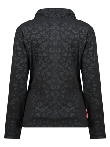 Geographical Norway Fleecepullover in Schwarz