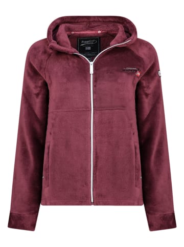 Geographical Norway Kurtka polarowa "Ulotta" w kolorze bordowym
