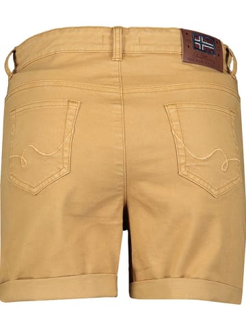 Geographical Norway Bermudy "Pisak" w kolorze beżowym