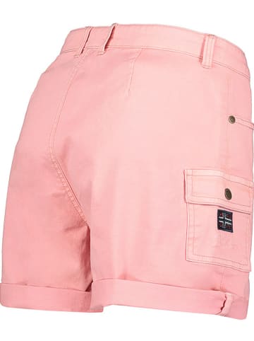 Geographical Norway Bermudy "Polla" w kolorze jasnoróżowym