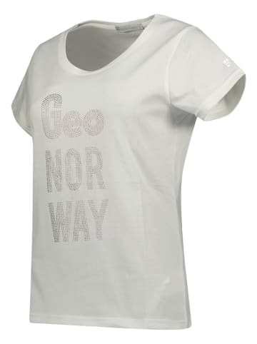 Geographical Norway Shirt "Jutifa" in Weiß