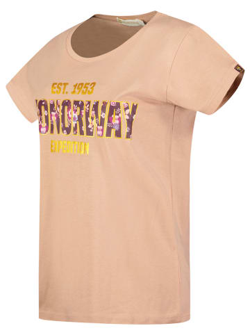 Geographical Norway Koszulka "Jarenne" w kolorze jasnoróżowym