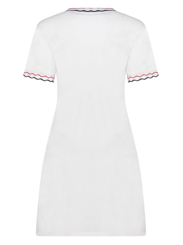 Geographical Norway Sukienka polo "Jamaela" w kolorze białym