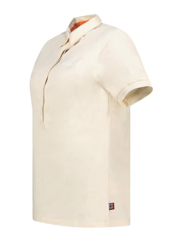 Geographical Norway Koszulka polo w kolorze beżowym