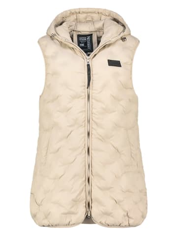 Geographical Norway Kamizelka "Vaniela" w kolorze beżowym