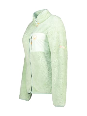 Geographical Norway Kurtka polarowa "Upecious" w kolorze miętowym
