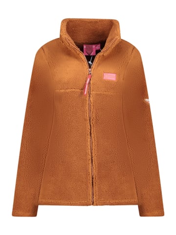 Geographical Norway Kurtka polarowa "Udolce" w kolorze jasnobrązowym
