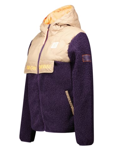 Geographical Norway Fleecejacke "Techic" in Lila/ Beige