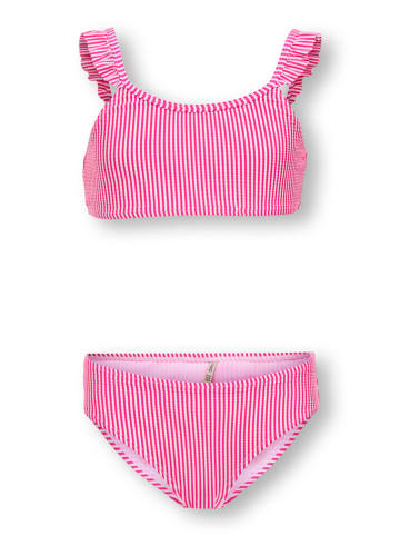 KIDS ONLY Bikini "Sunny" in Pink/ Weiß