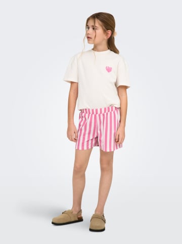 KIDS ONLY Piżama "Rila" w kolorze biało-różowym