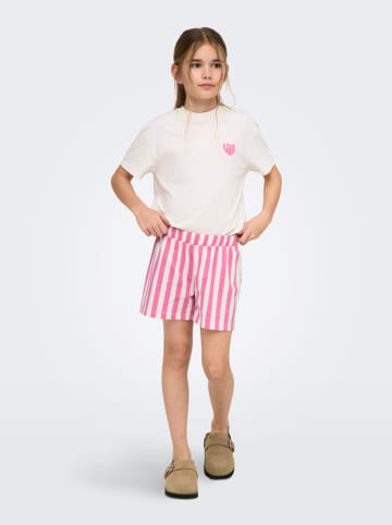 KIDS ONLY Piżama "Rila" w kolorze biało-różowym