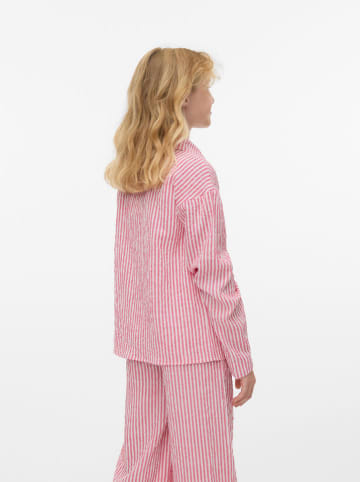 Vero Moda Girl Koszula "Annie" w kolorze biało-różowym