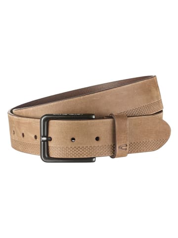 Camel Active Leder-Gürtel in Hellbraun
