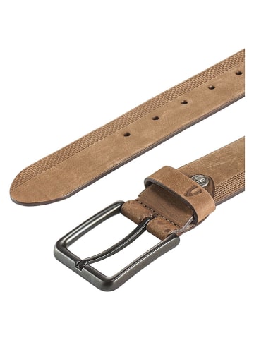 Camel Active Leren riem lichtbruin