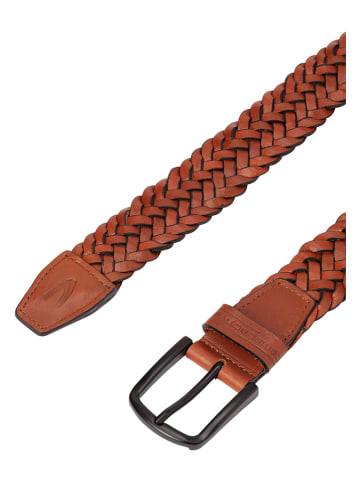 Camel Active Leder-Gürtel in Cognac