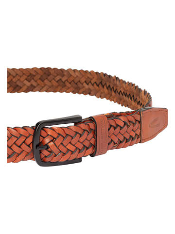 Camel Active Leren riem cognackleurig