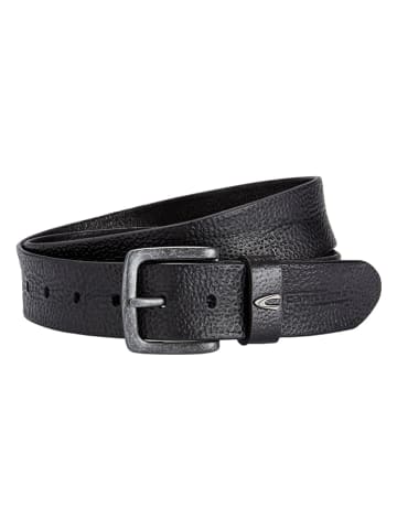 Camel Active Skórzany pasek w kolorze czarnym