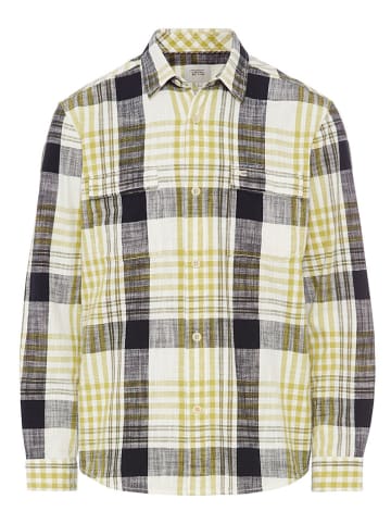 Camel Active Hemd - Regular fit - in Gelb/ Schwarz