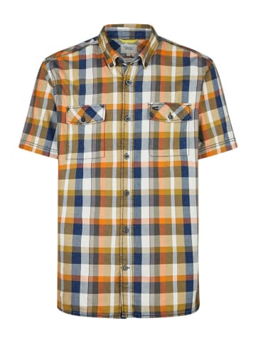 Camel Active Koszula - Regular fit - w kolorze pomarańczowo-niebieskim