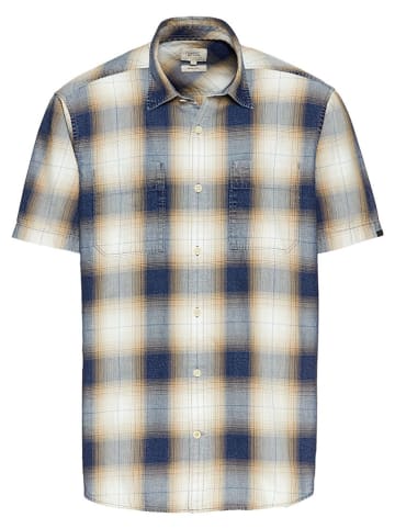 Camel Active Hemd - Regular fit - in Blau/ Beige