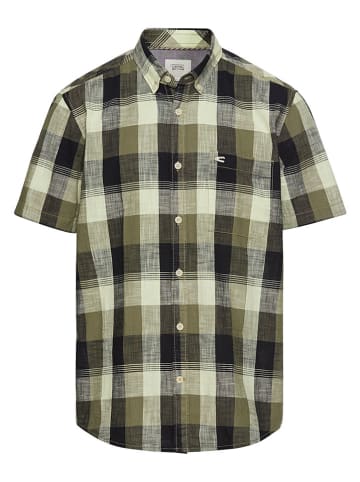Camel Active Hemd - Regular fit - in Khaki/ Schwarz