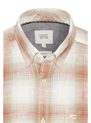 Camel Active Koszula - Regular fit - w kolorze jasnobrązowym
