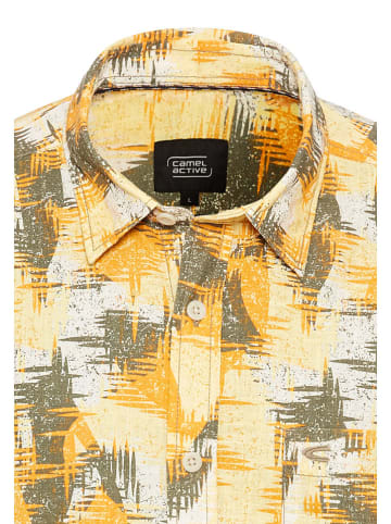 Camel Active Koszula - Regular fit - w kolorze żółtym