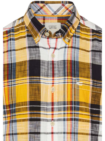 Camel Active Koszula - Regular fit - w kolorze żółtym