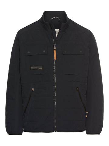 Camel Active Doorgestikte jas donkerblauw