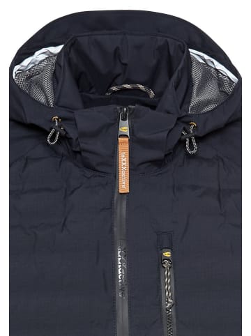Camel Active Doorgestikte jas donkerblauw
